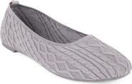 Tahari Cannes Cable Knit Ballet Flat