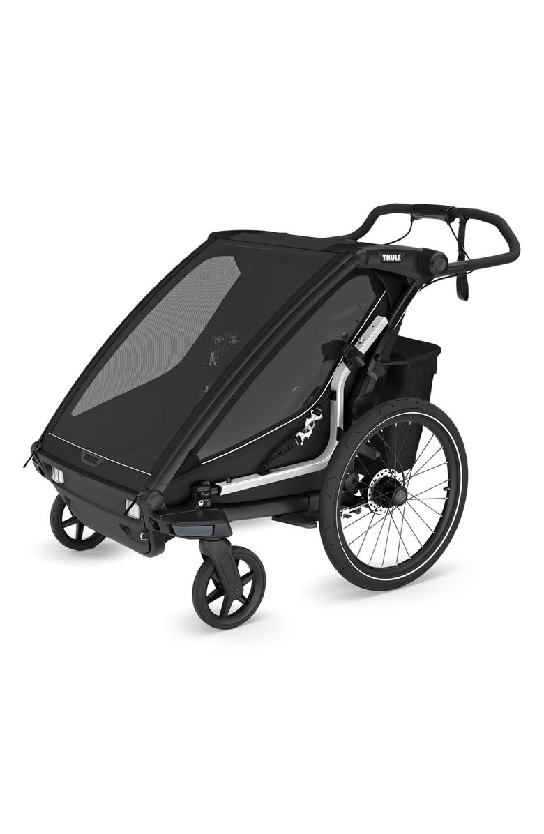 Thule Chariot Sport 2 Double Multisport Bundle: Stroll, Jog, Bike Trailer, Main, color, Black