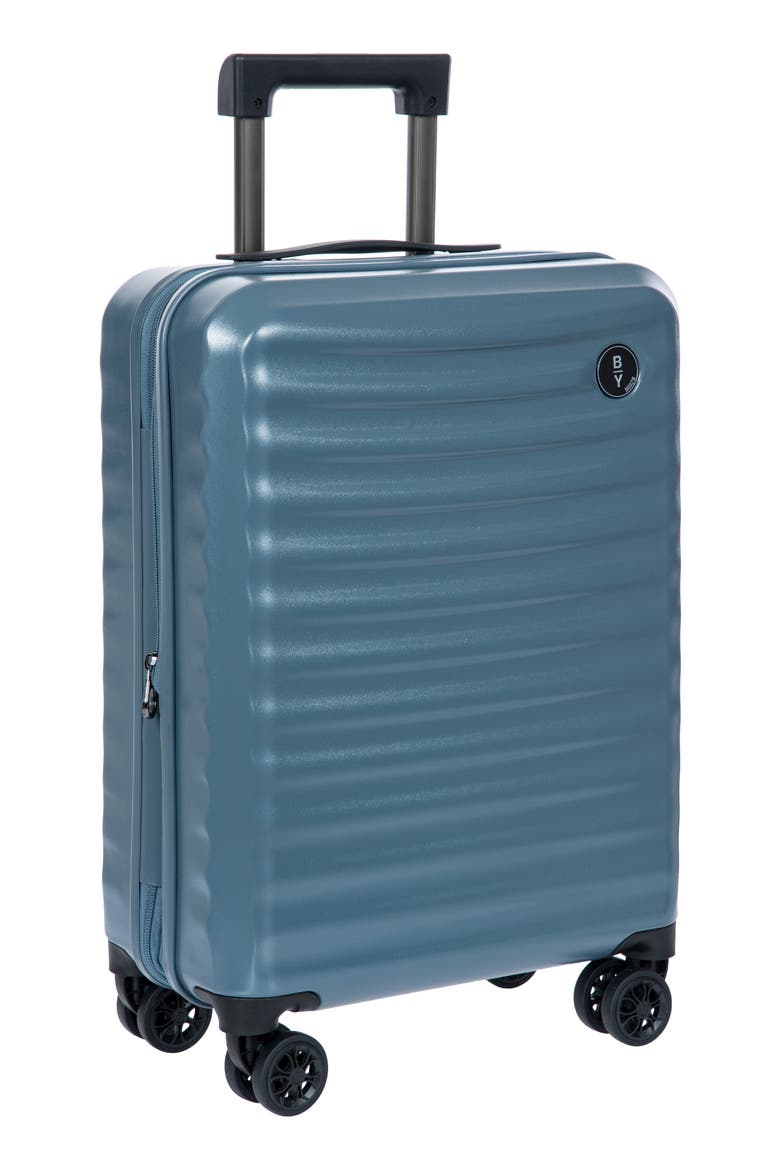 B|Y Nausicaa 21-Inch Expandable Spinner Carry-On Suitcase, Alternate, color, GREY BLUE