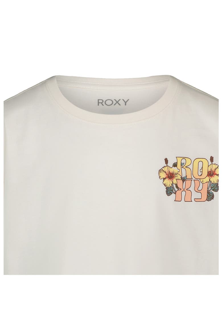 Kids' Soulflower Oversized Graphic Tee, Alternate, color, COCONUT MILK