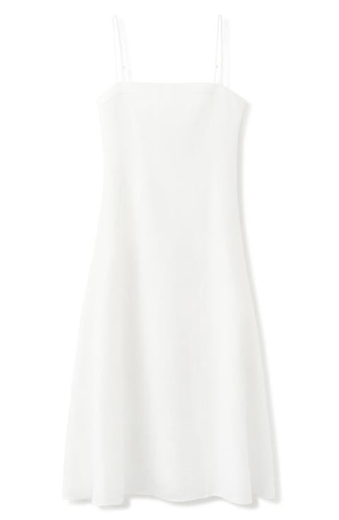 A-Line Linen Dress