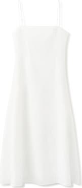 MANGO A-Line Linen Dress