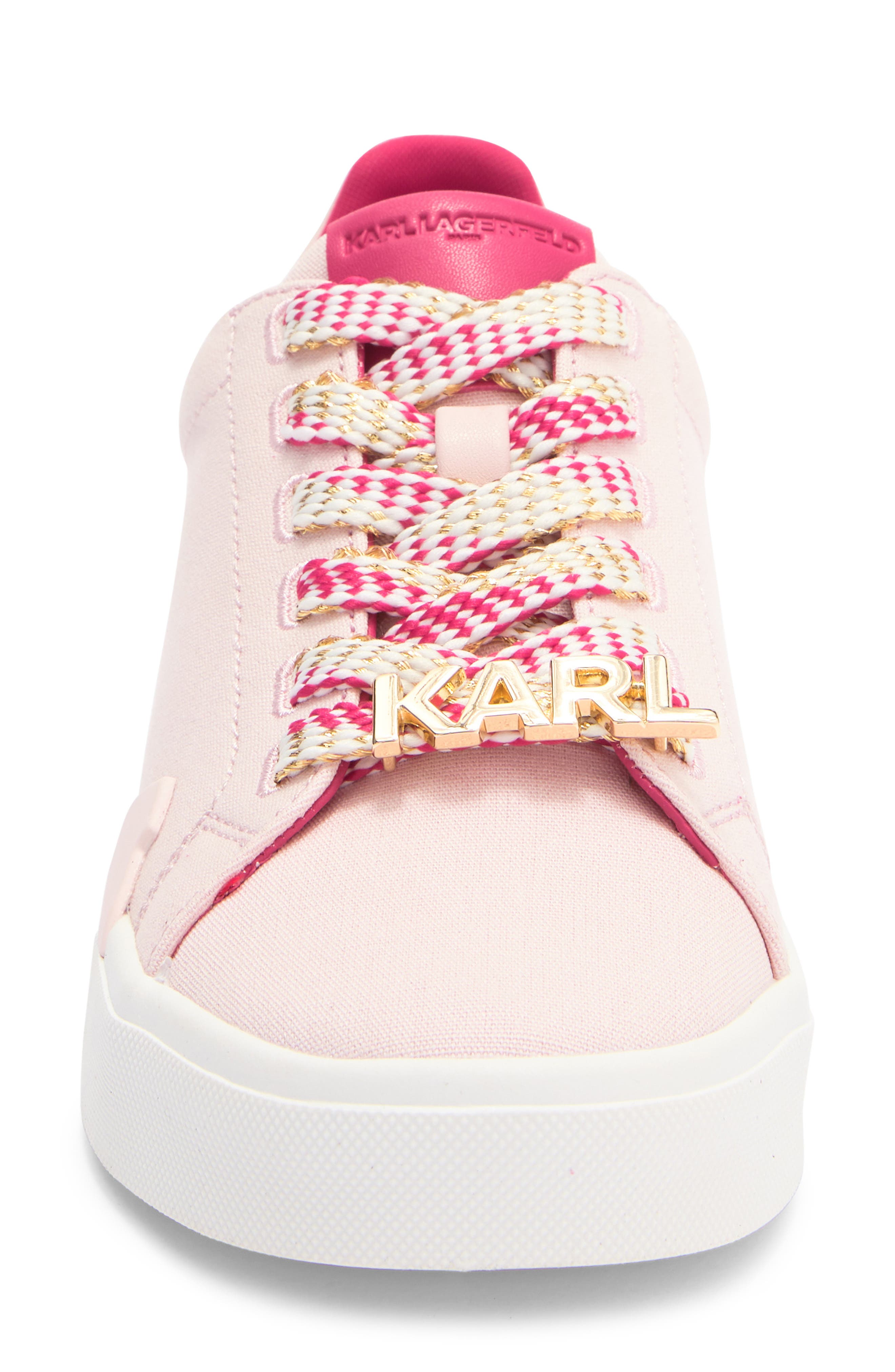 KARL LAGERFELD PARIS Melora Lace-Up Sneaker, Alternate, color, Light Blush