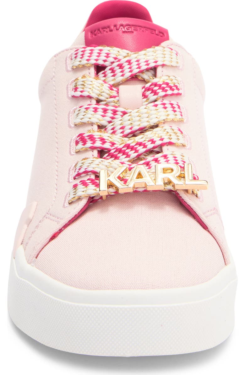 KARL LAGERFELD PARIS Melora Lace-Up Sneaker, Alternate, color, Light Blush