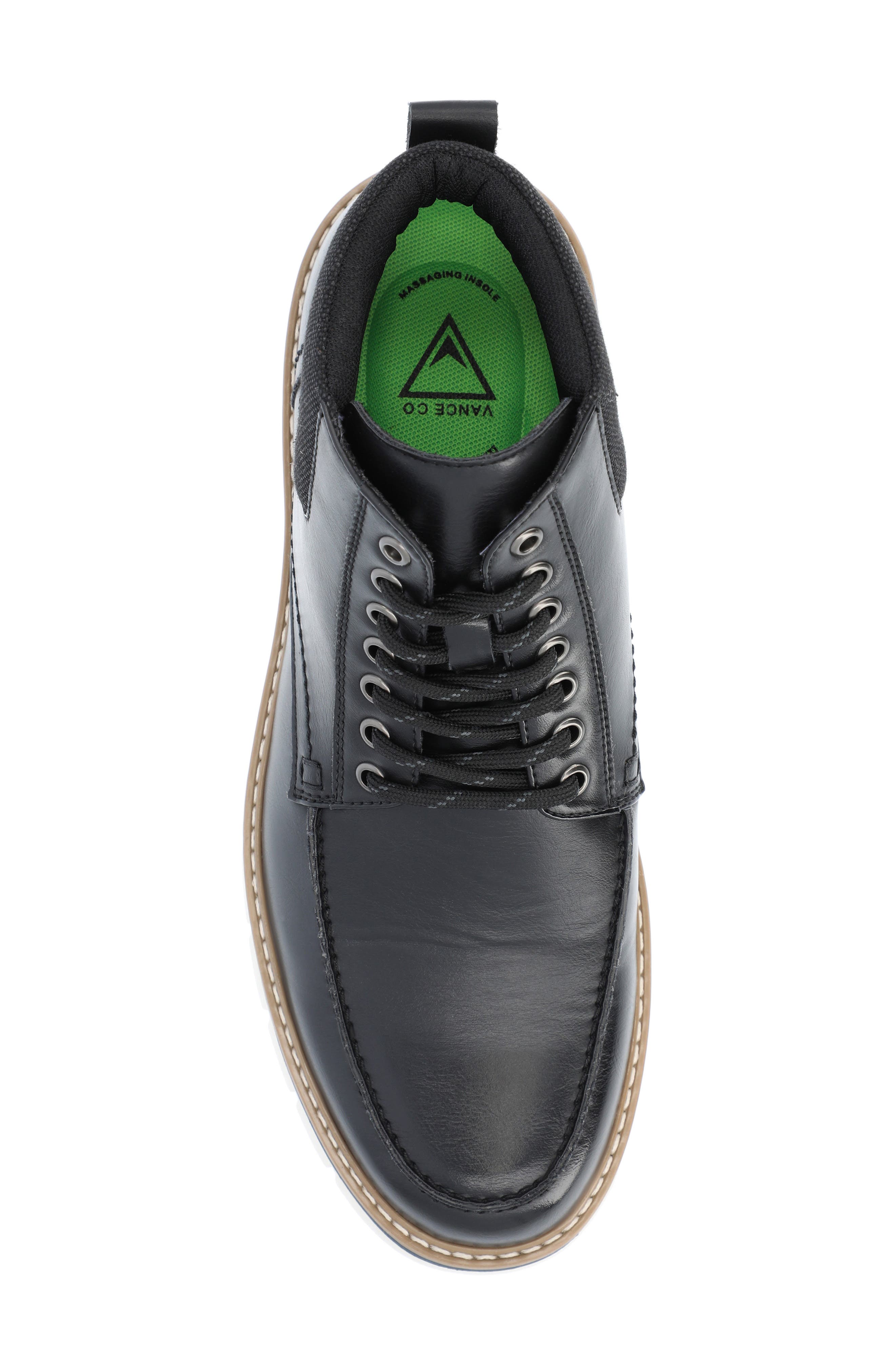 VANCE CO Dalvin Lace-Up Boot, Alternate, color, Black
