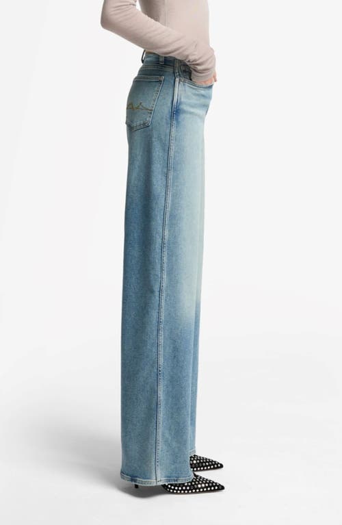 7 For All Mankind Lotta High Waist Wide Leg Jeans