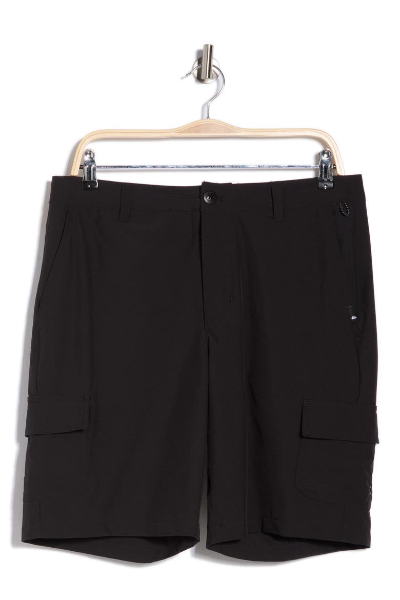 Aqua Ripstop Cargo Shorts, Alternate, color, ANTHRACITE