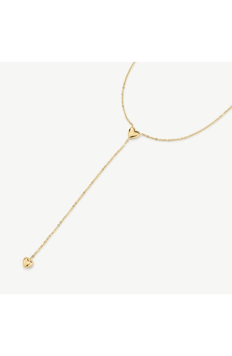 D.LOUISE Mini Heart Y-Necklace, Alternate, color, Gold