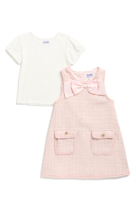 Kids' T-Shirt & Bouclé Dress Set (Toddler & Little Kid)
