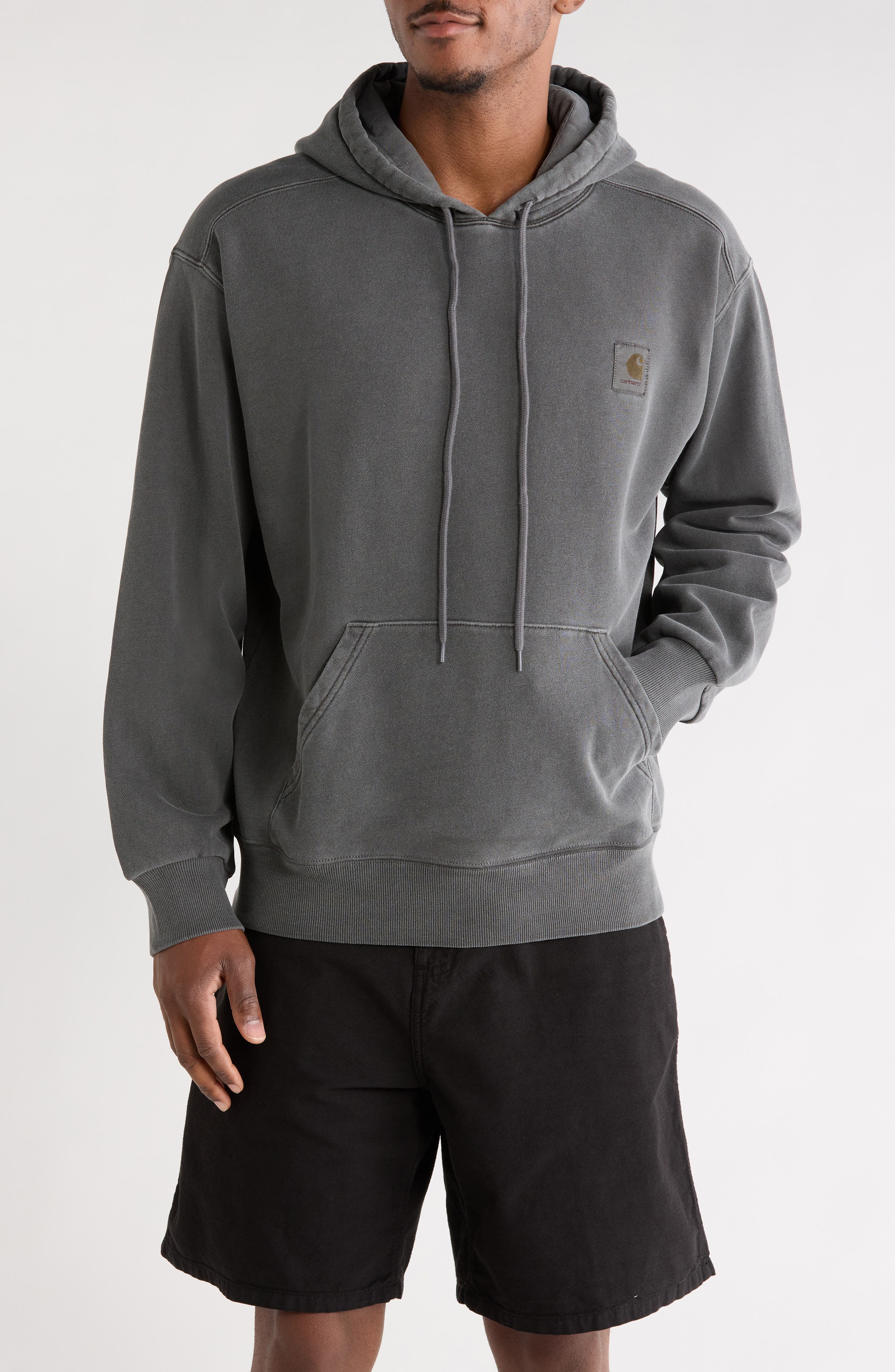 BLACK GARMENT DYED
