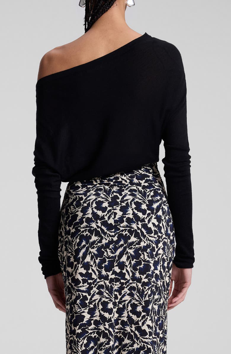 A.L.C. Liv One-Shoulder Merino Wool Top, Alternate, color, 