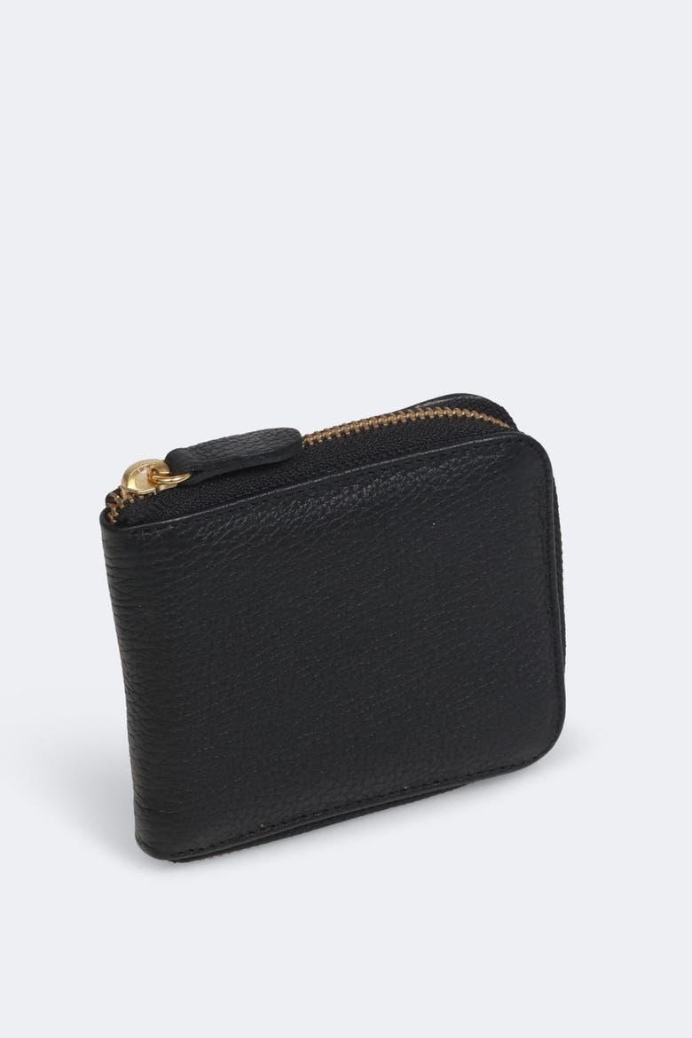 Mini Zip Wallet, Main, color, Black