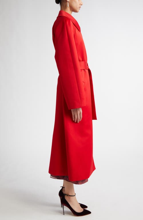 EMILIA WICKSTEAD EMILIA WICKSTEAD HASINA DOUBLE SATIN TRENCH COAT