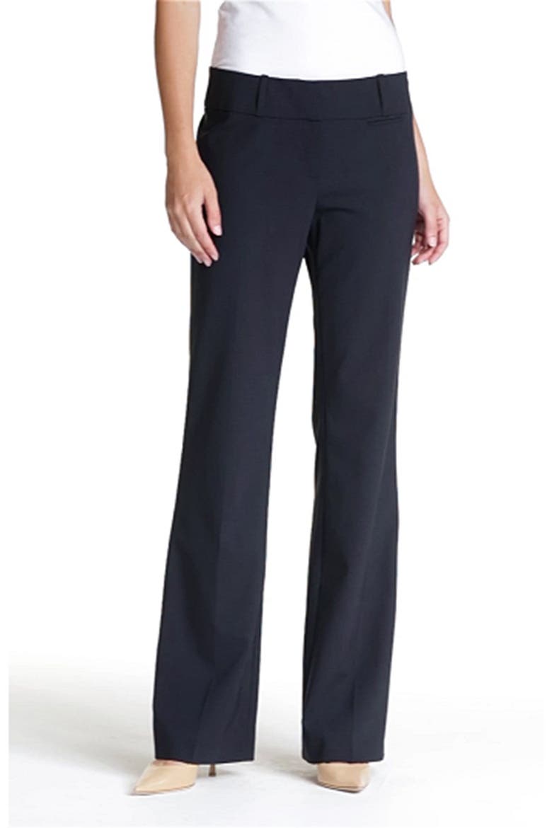 'Tuliana 2' Stretch Wool Trousers, Alternate, color, NAVY