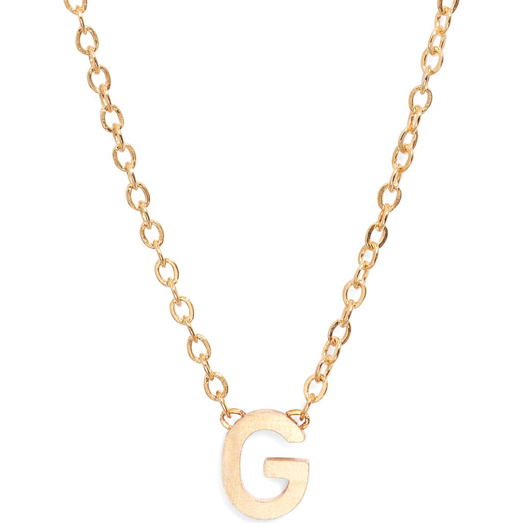 Set & Stones Cheyenne Initial Pendant Necklace
