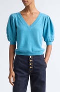 Ulla Johnson Reina Puff Sleec Cashmere Sweater