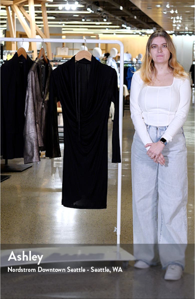 Cowl Neck Long Sleeve Dress, sales video thumbnail