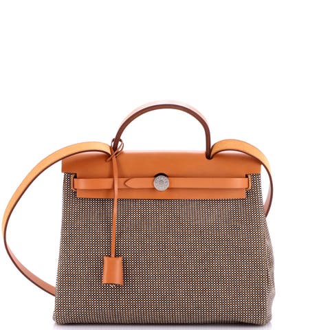 Herbag Zip Criss Viking Toile and Leather 31