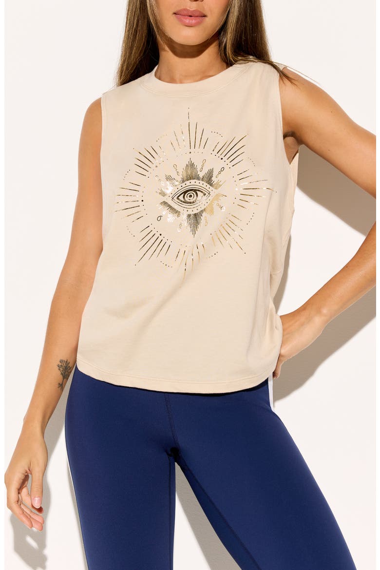 Inner Gaze Vibe Tank, Main, color, BEACHWOOD