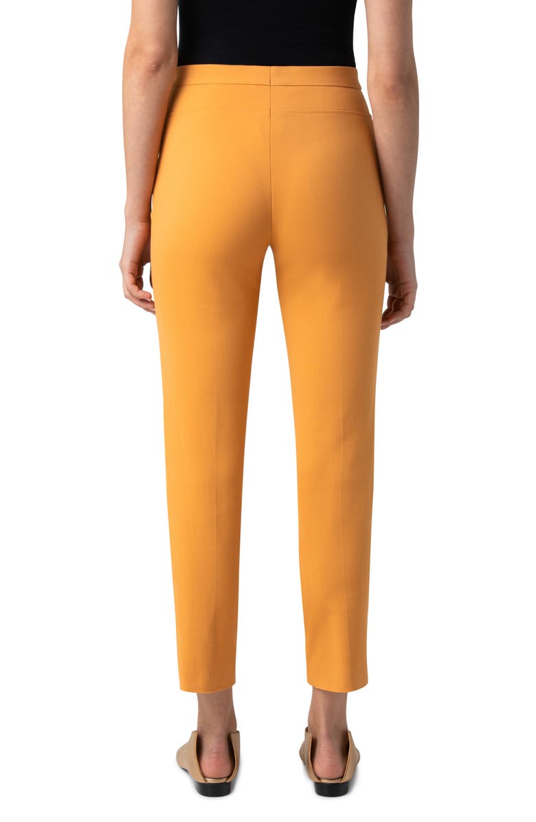 Akris punto Franca Techno Cotton Blend Ankle Pants, Alternate, color, 