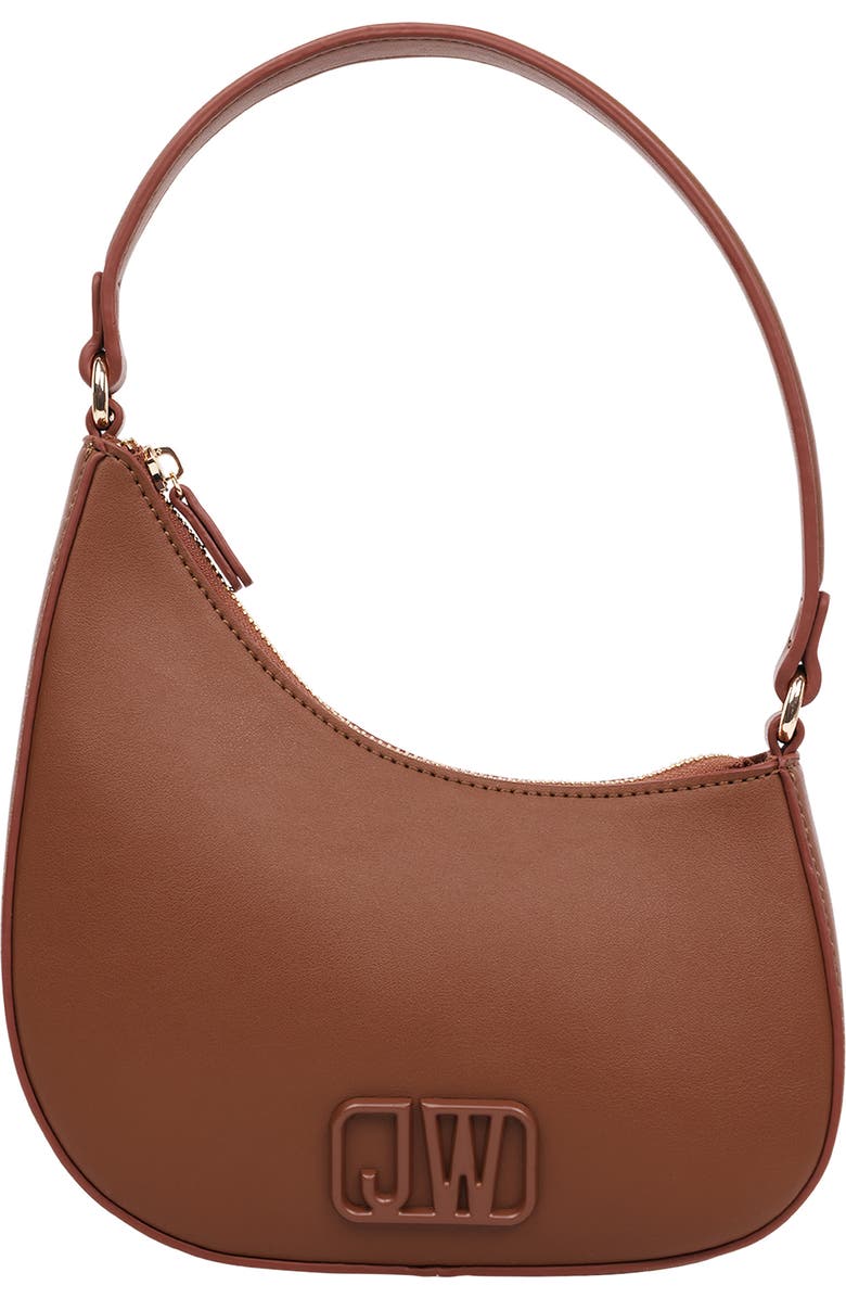 JASON WU Asymmetric Zip Top Handle Bag, Main, color, Brown