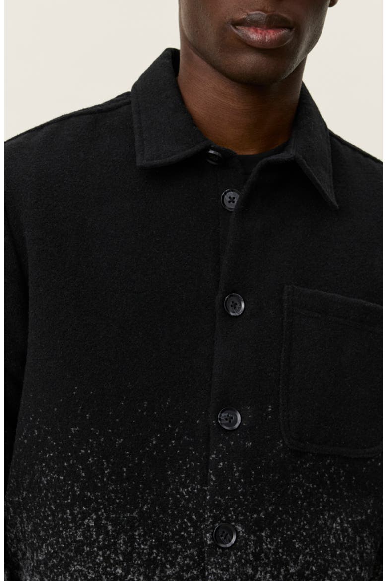 Kaleb Fade Overshirt, Alternate, color, GREY MELANGE