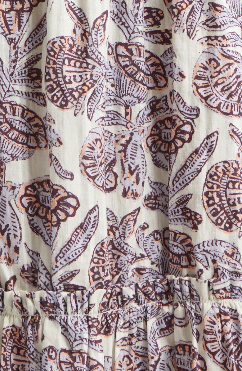 Ulla Johnson Aydin Print Tiered Cotton Sundress, Alternate, color, Meadow