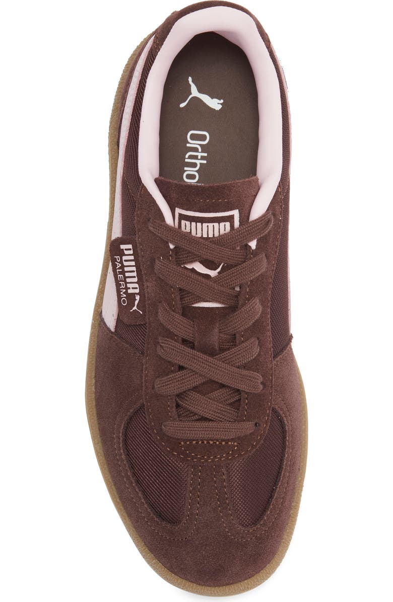 PUMA Palermo Vintage Sneaker, Alternate, color, Chocolate Brown/ Gum