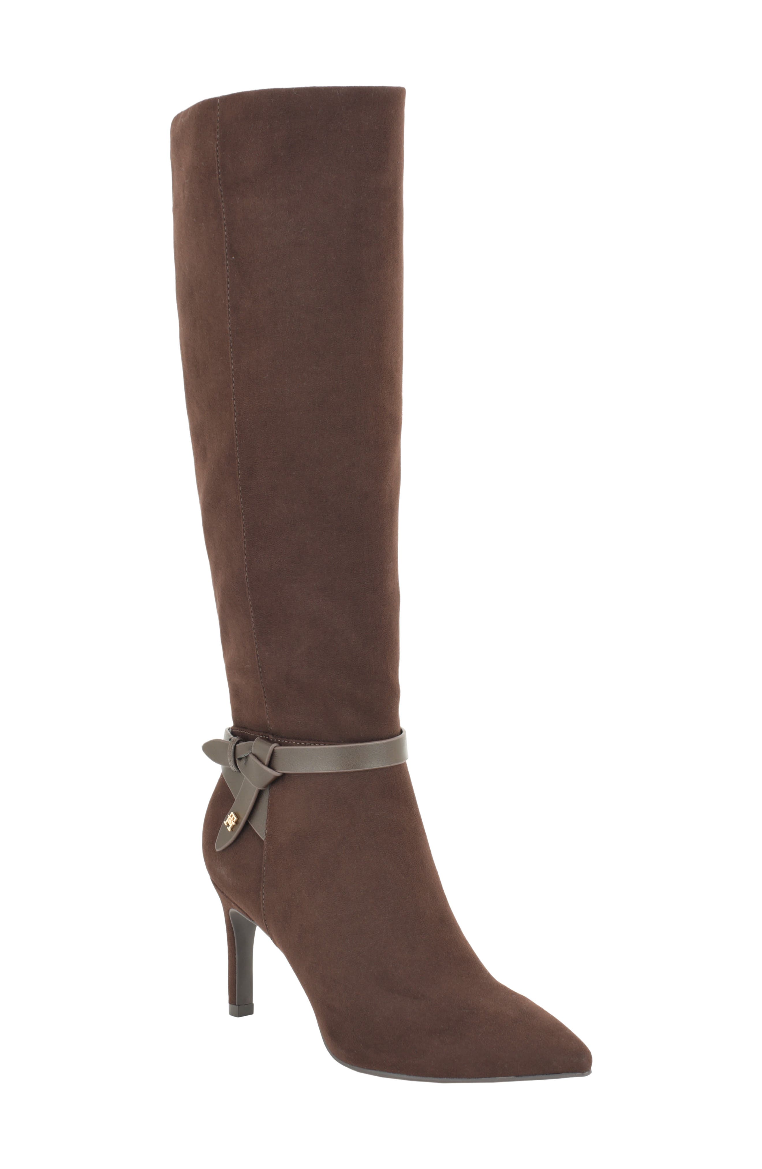Jolay Knee High Boot, Main, color, DARK BROWN