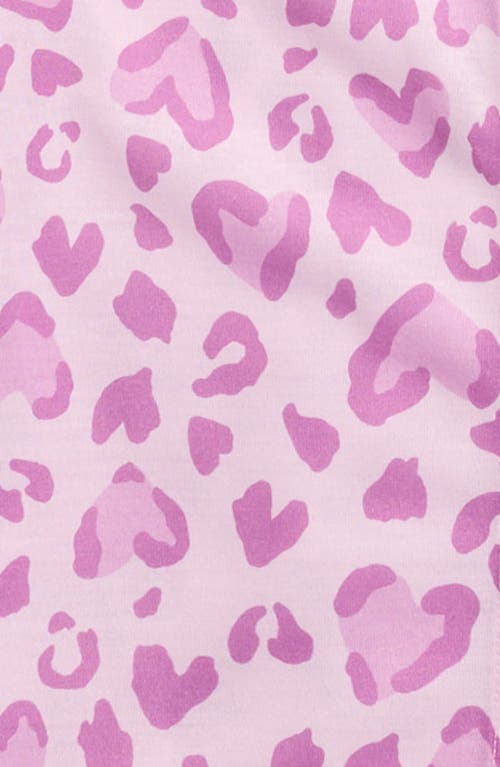 Nordstrom Kids' Print Two-piece Short Pajamas In Pink