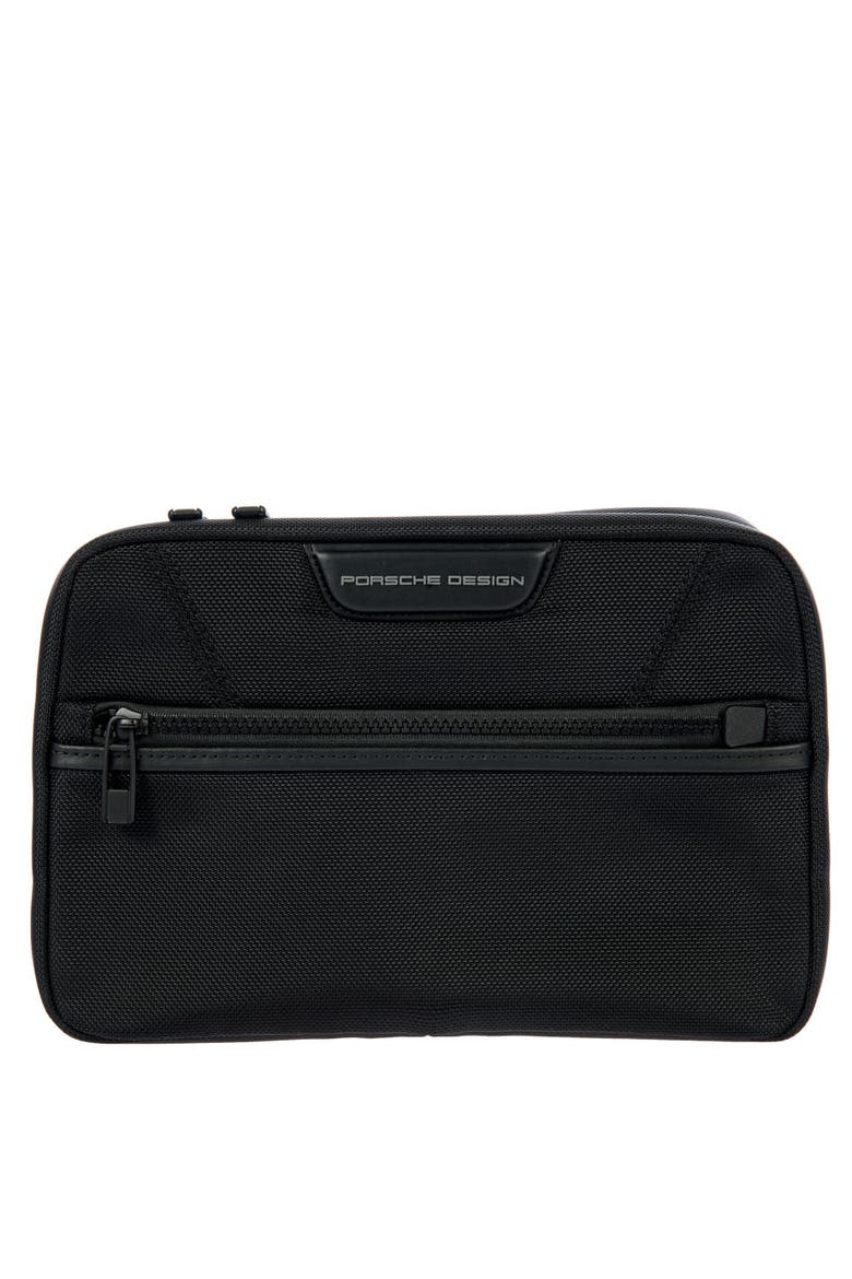 Roadster Nylon Washbag, Main, color, Black