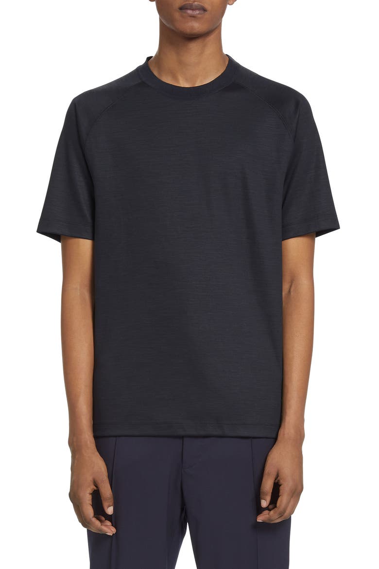 High Performance™ Wool Top, Main, color, NAVY