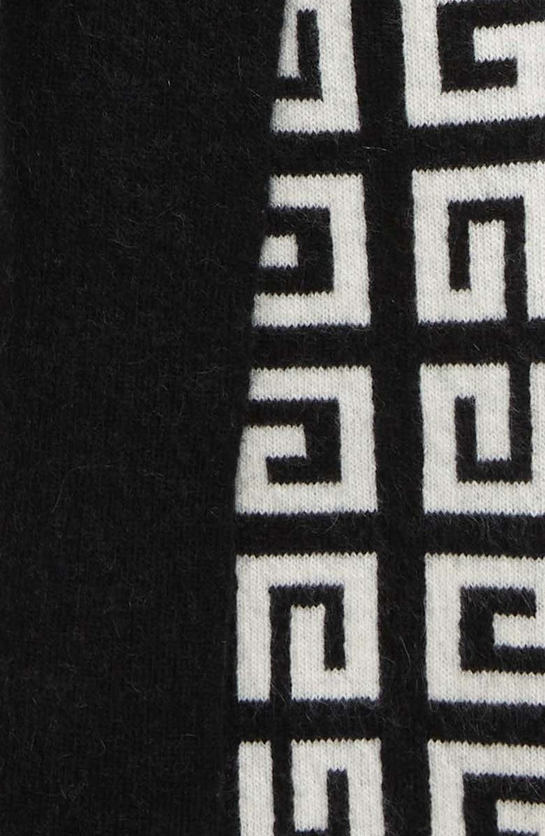 Givenchy 4G Logo Reversible Wool & Cashmere Scarf, Alternate, color,