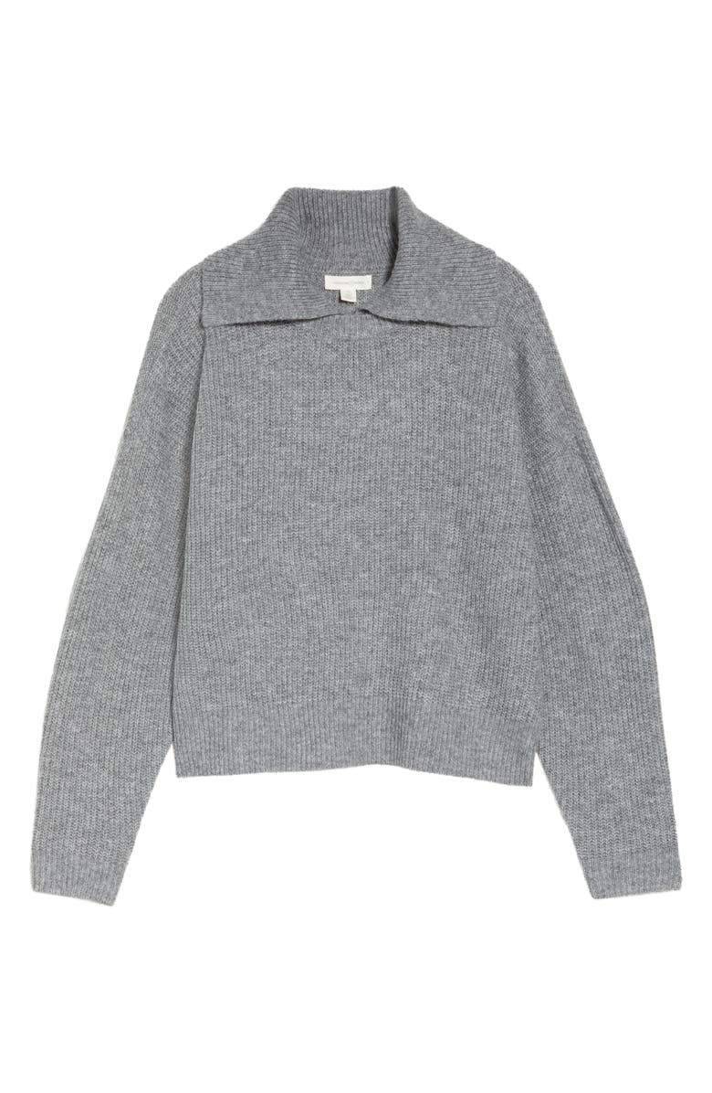 Treasure & Bond Collar Rib Sweater, Alternate, color,