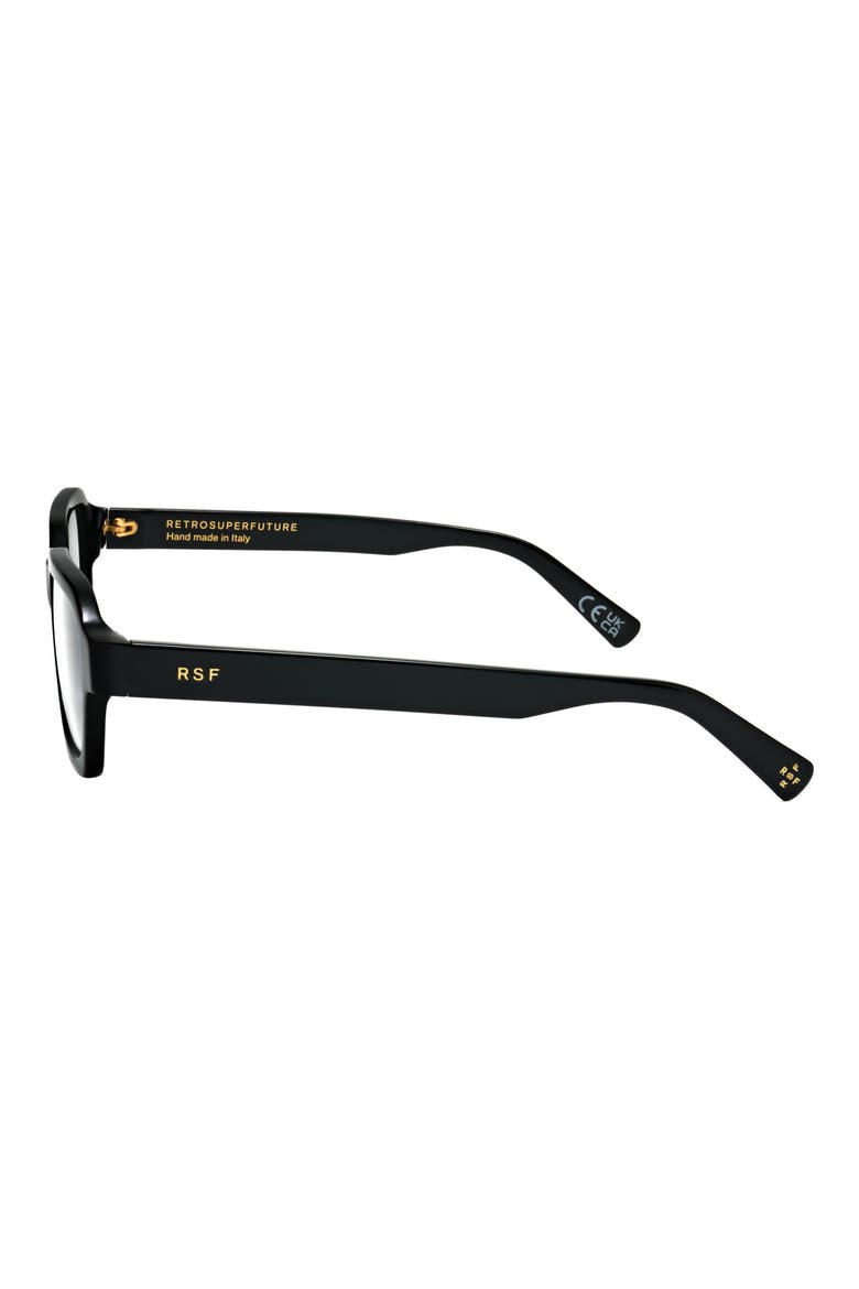 53mm Square Optical Glasses, Alternate, color, BLACK