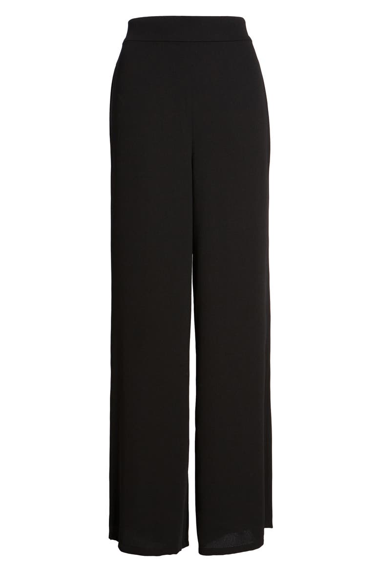 Wide Leg Pants, Alternate, color, BLACK