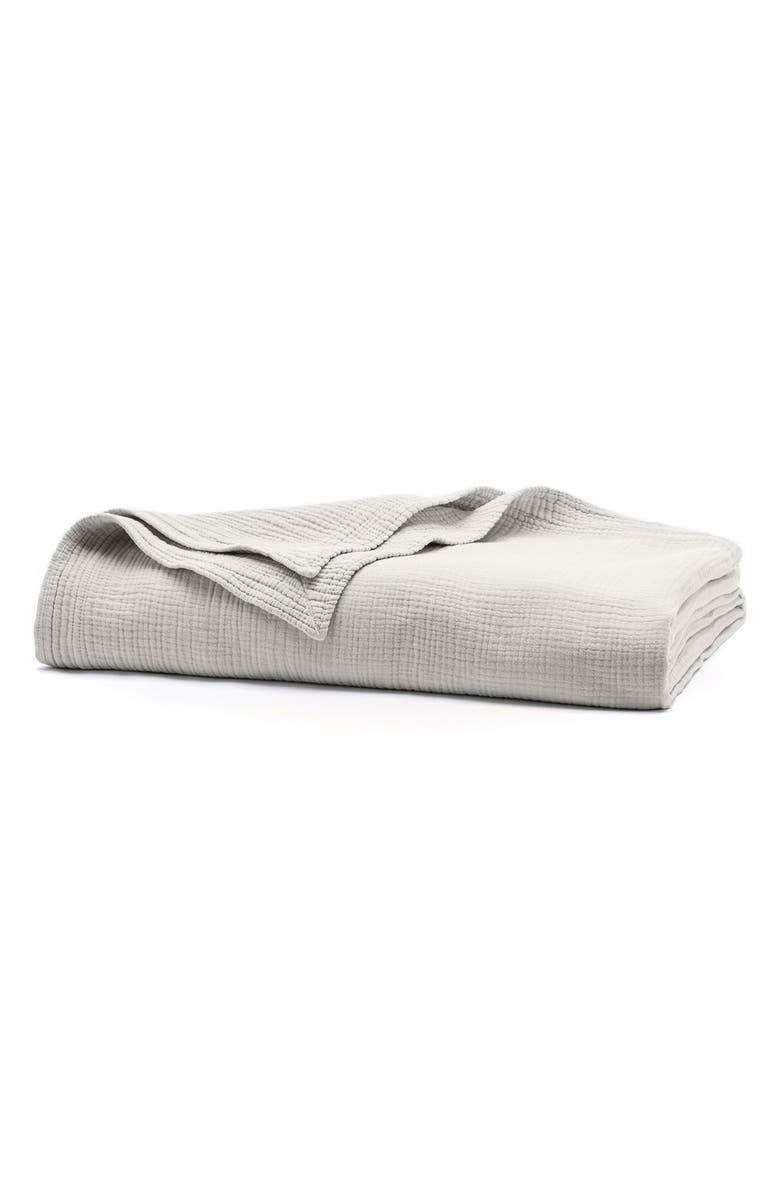 Boll & Branch Dream Bed Blanket, Main, color, Mist