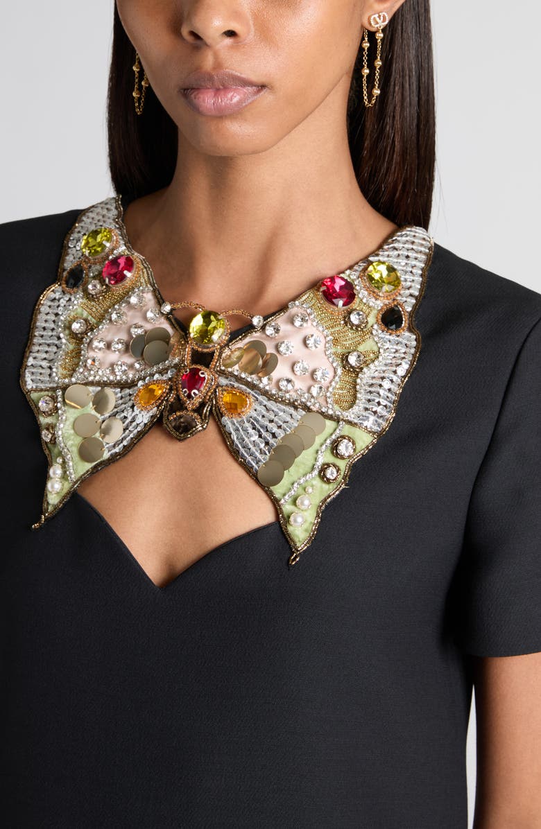 Valentino Garavani VLOGO Signature Front/Back Earrings, Alternate, color, Gold