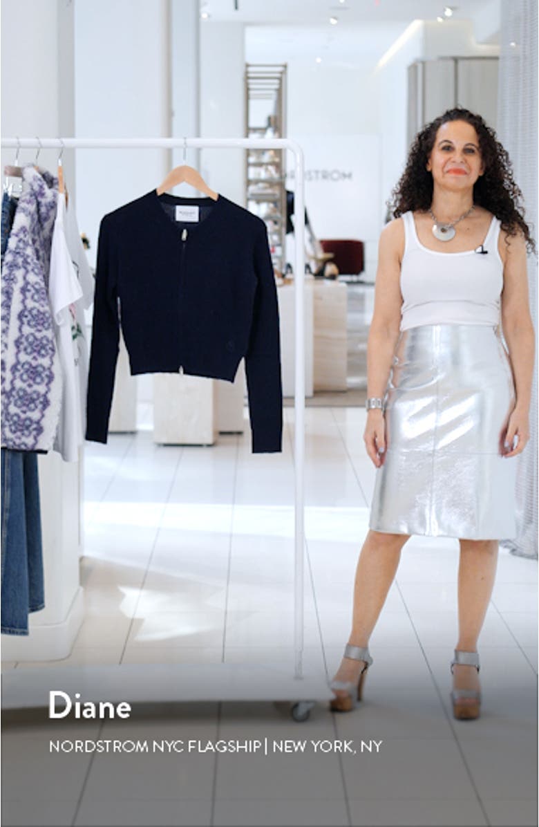 Oaka Baby Alpaca Blend Zip Cardigan, sales video thumbnail