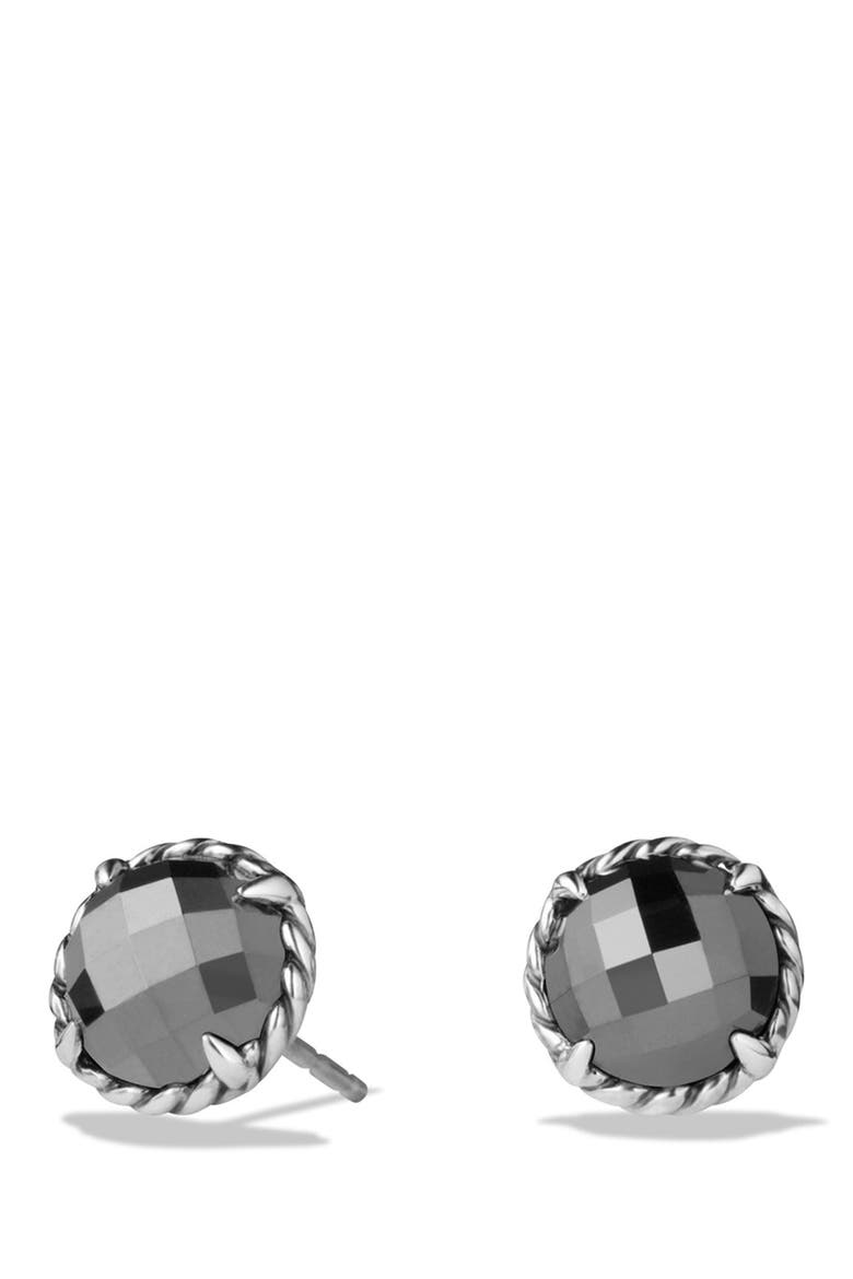 'Châtelaine' Earrings, Main, color, HEMATINE
