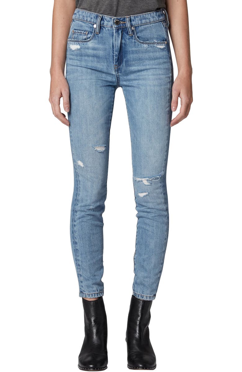 BLANKNYC The Bond Distressed Jeggings, Main, color, 