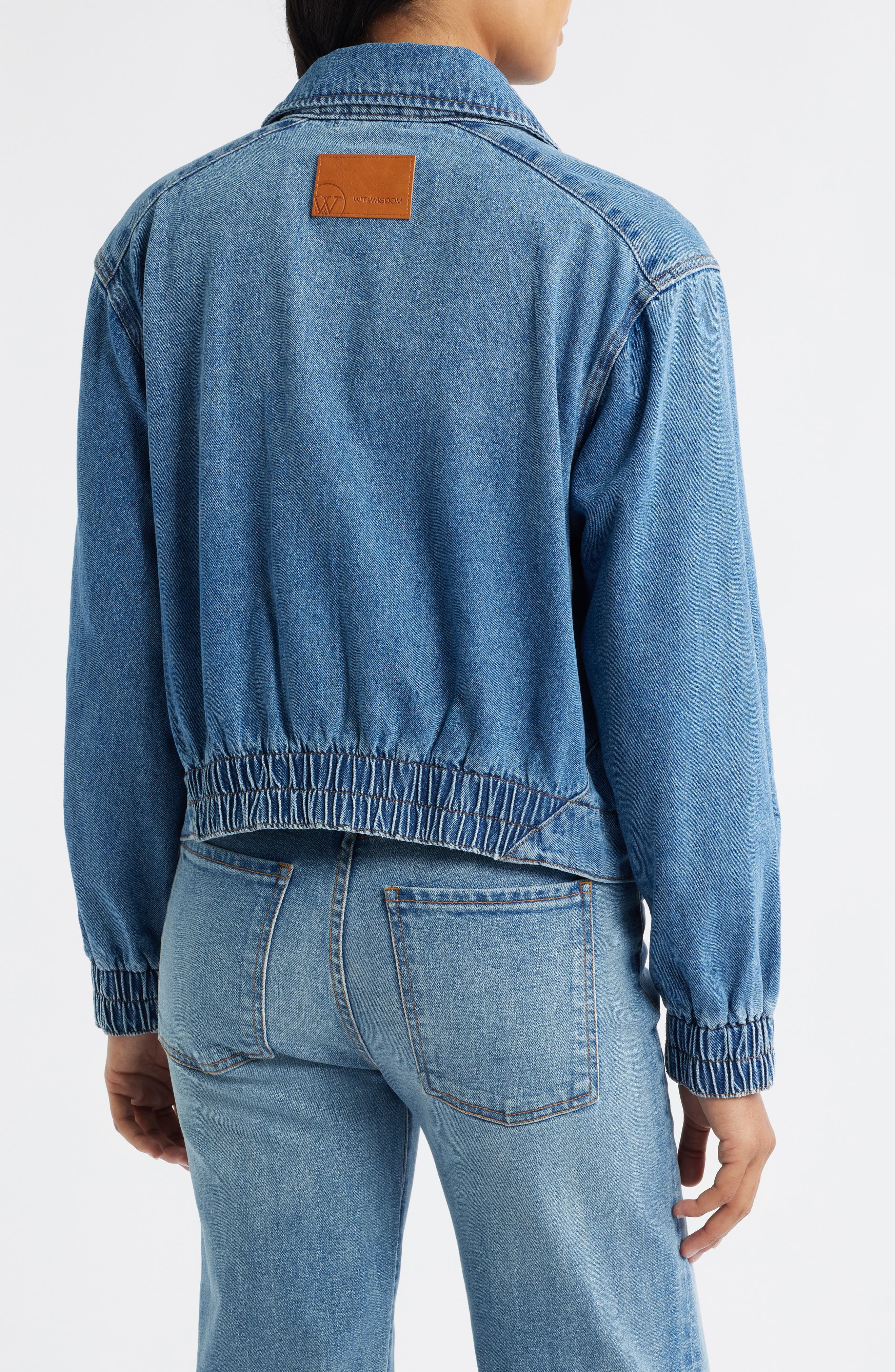 Zip Denim Jacket - image 2