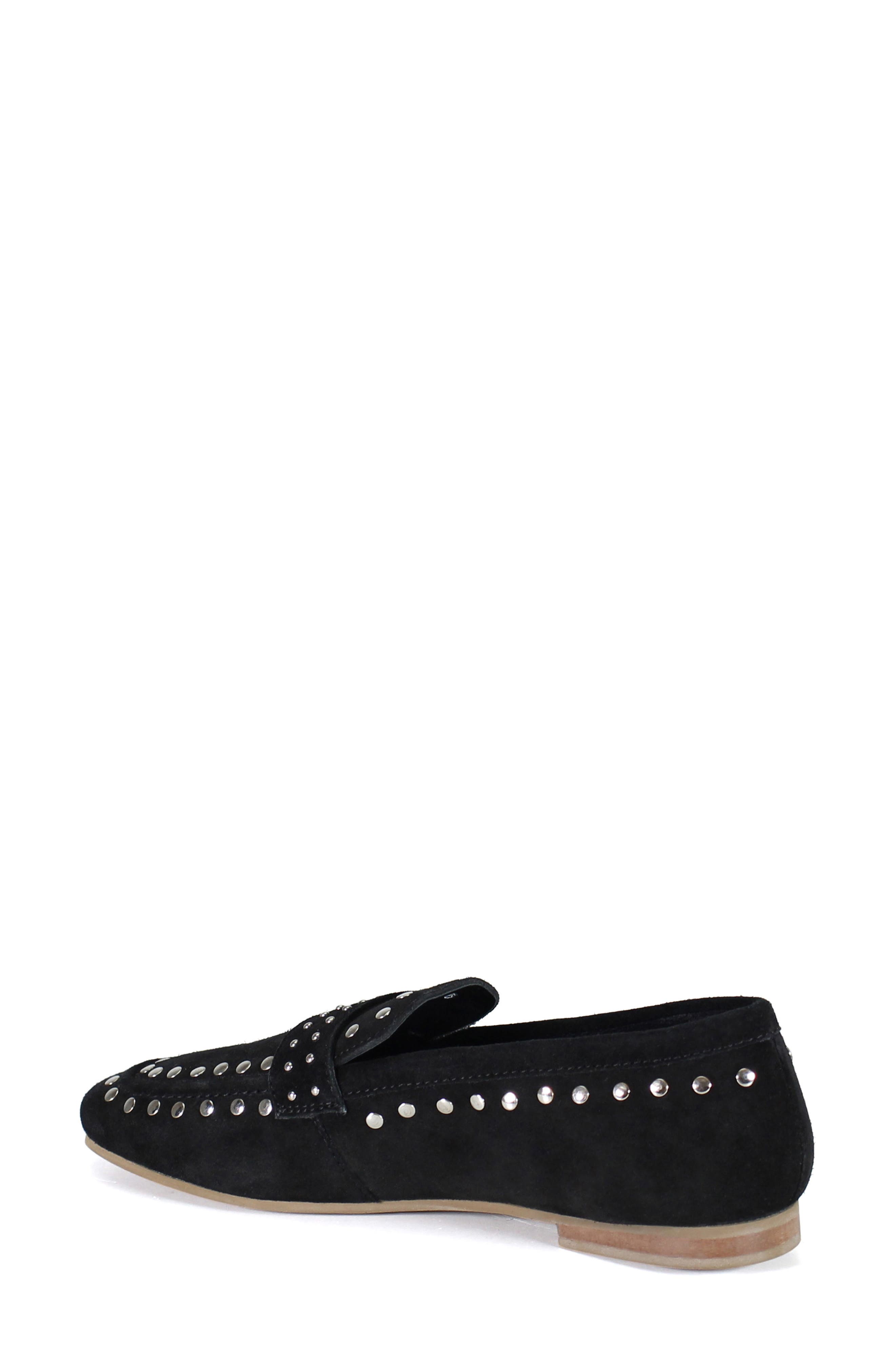 Diba True Canyon Studded Loafer, Alternate, color, Black