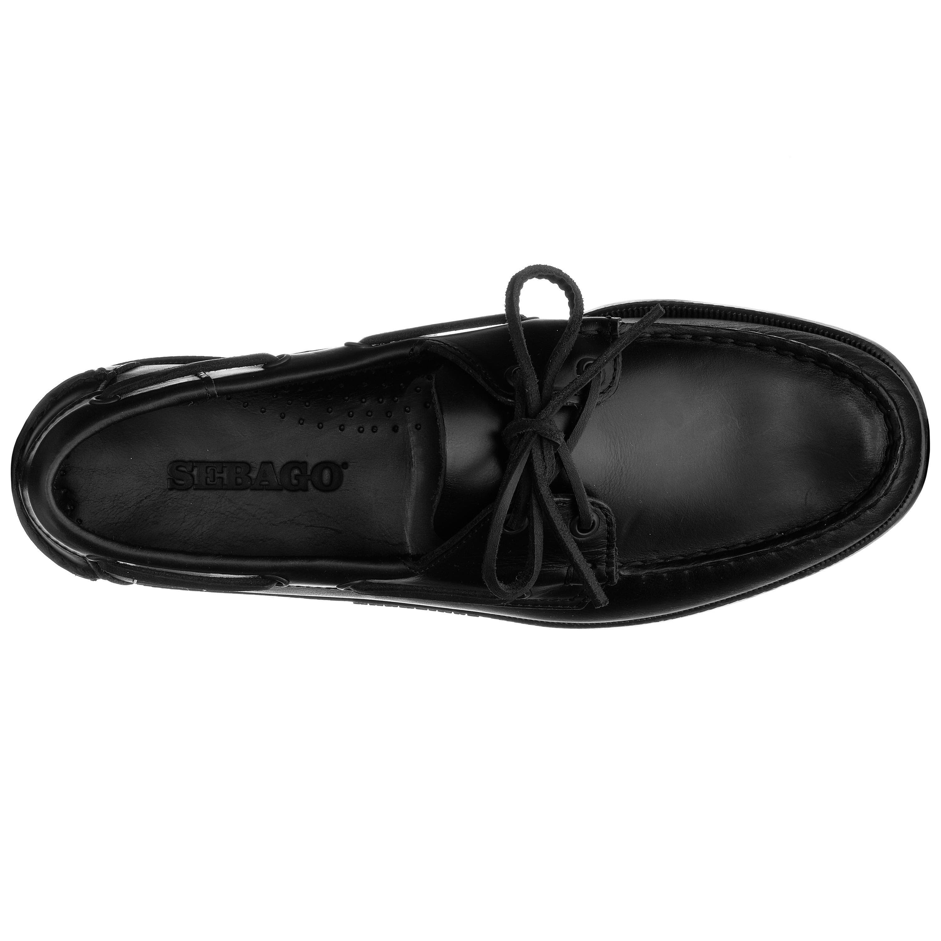 Sebago Classic Portland Boat Shoes, Alternate, color, Total Black