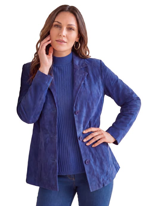 Suede Blazer (Plus)