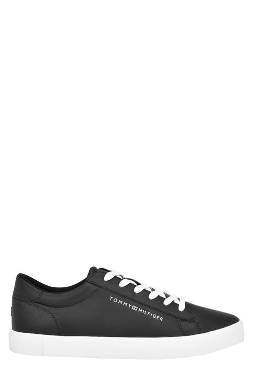 Tommy Hilfiger Ribby Low Top Sneaker In Black