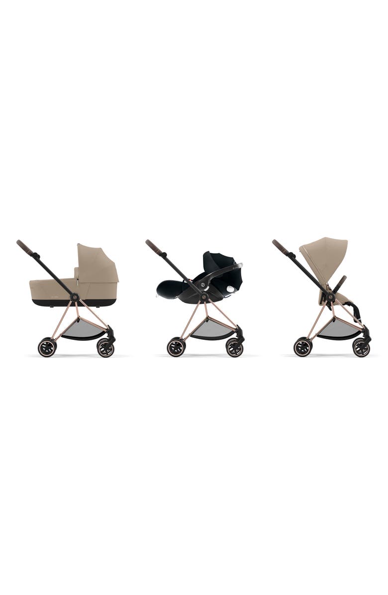 CYBEX Mios 3 Compact Lightweight Stroller, Alternate, color, Cozy Beige
