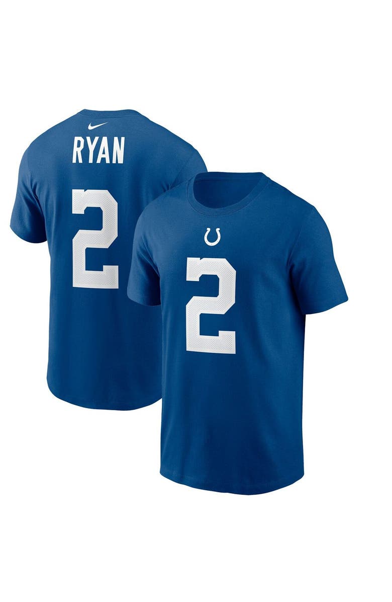 Nike Men's Nike Matt Ryan Royal Indianapolis Colts Player Name & Number T-Shirt, Main, color, 