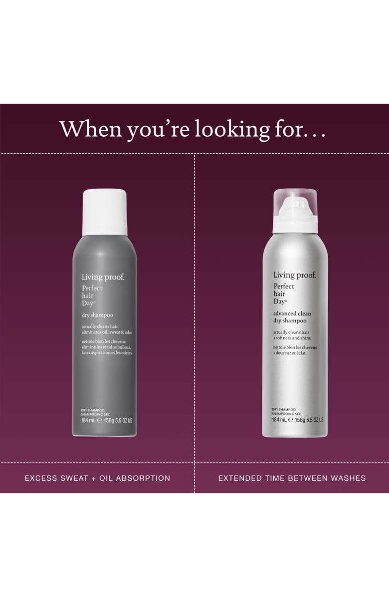 Living proof<sup>®</sup> Presenting Double the Clean Living Proof Dry Perfect hair Day Shampoo Kit, Alternate, color, Purple