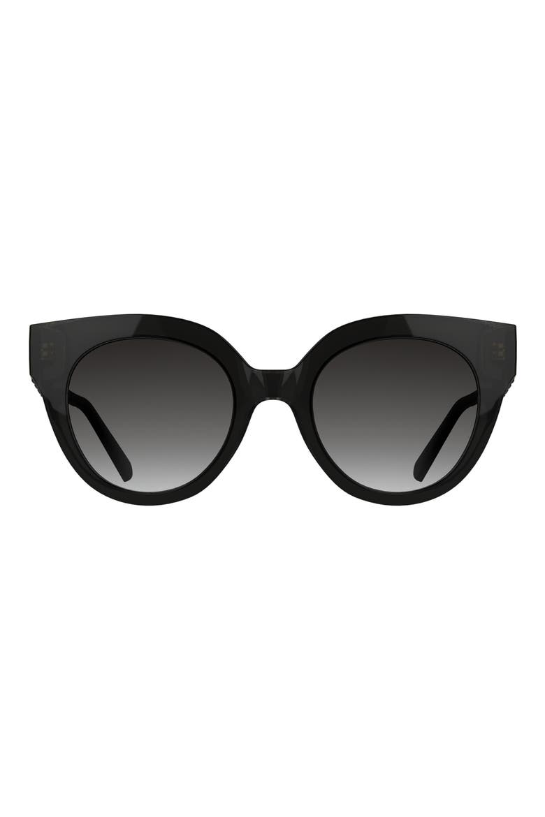 Dira 51mm Gradient Tea Cup Sunglasses, Main, color, GREY